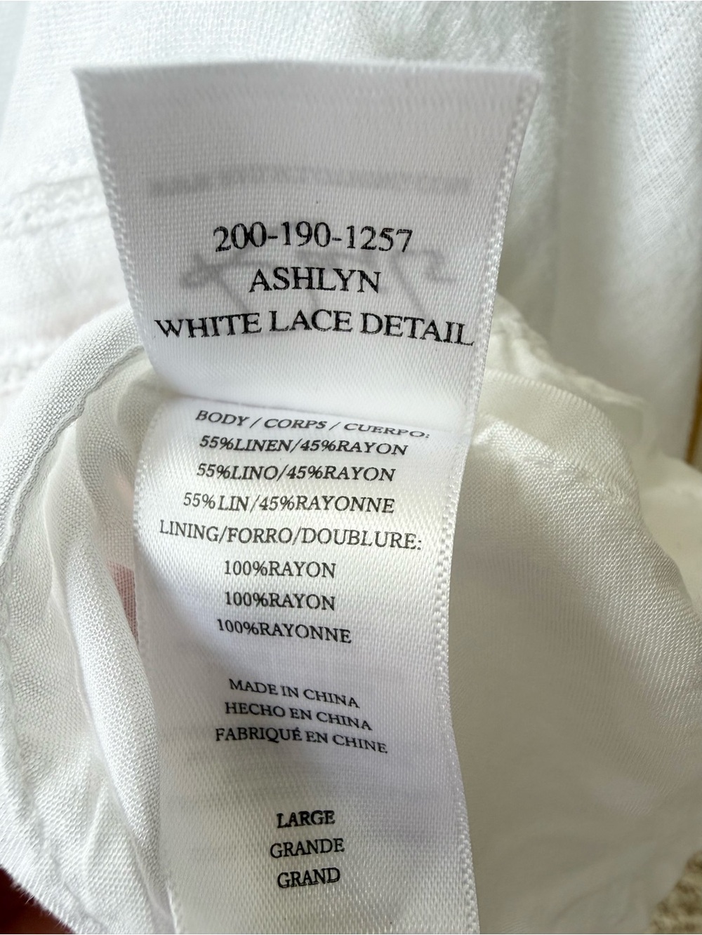 Rails Anthropologie Ashlyn Cool White Linen Sleeveless Tie Collar Midi Dress L - Picture 16 of 16